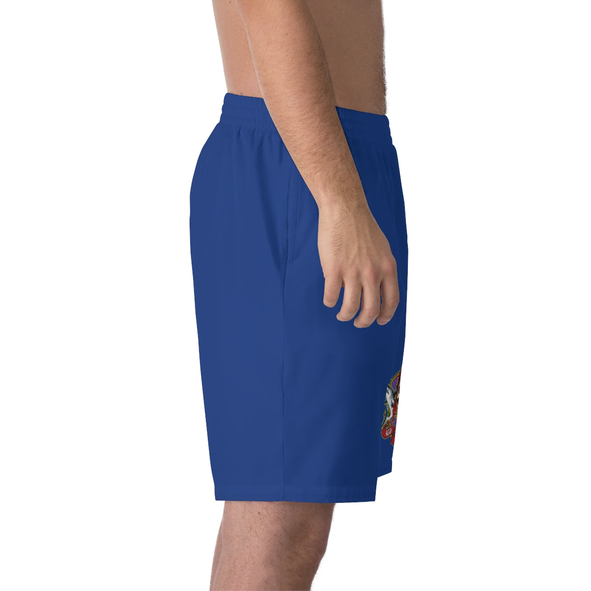 AVN Men's Elastic Beach Shorts (AOP)