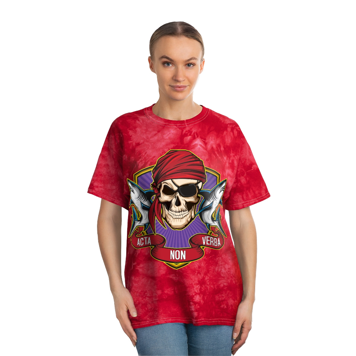 Unisex Tie-Dye Tee, Crystal - Classic Edition