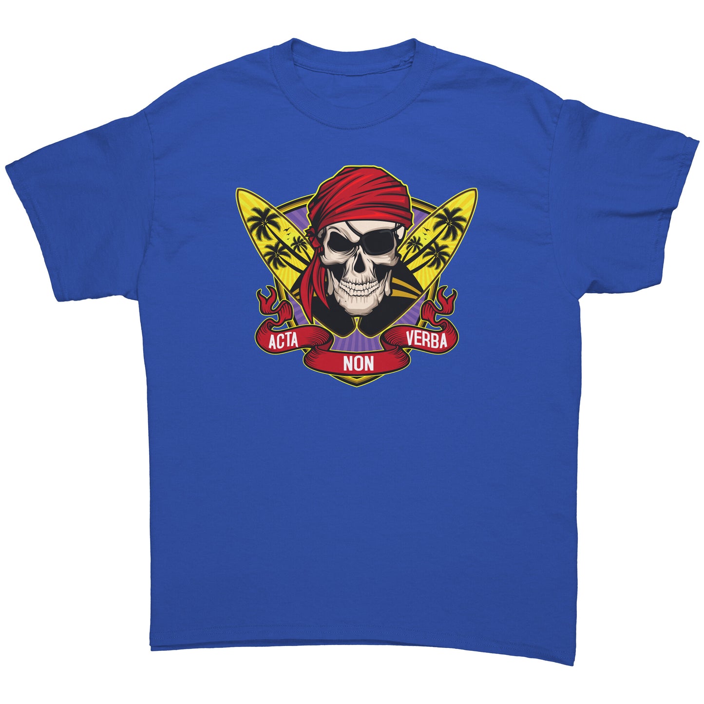 Mens Gildan Pre-Shrunk T-Shirt - Surfing