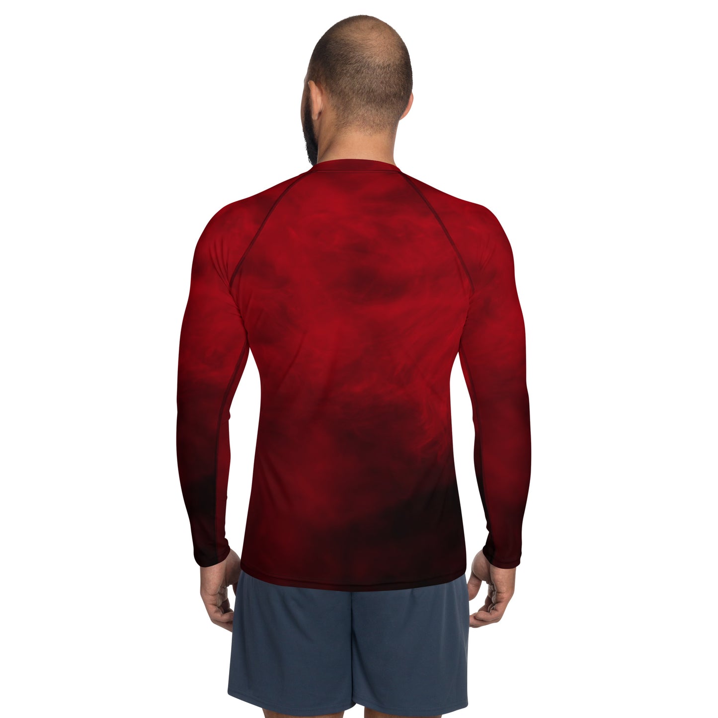 Men's Scuba Diving Rum Punch Red Rash Guard