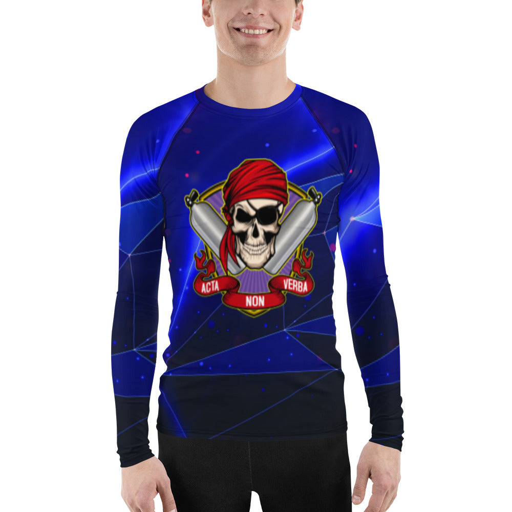ANV Men's Scuba Diving Blue Extreme Rash Guard