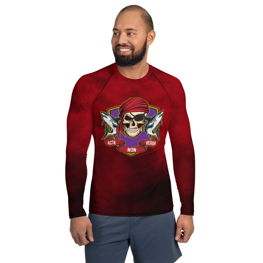 Men's Rum Punch Red Rash Guard - Classic Edition