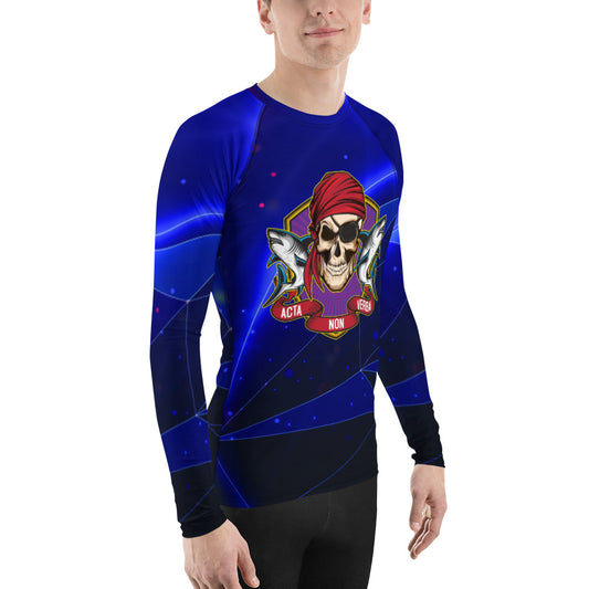 Men's Blue Extreme Rash Guard - Classic Edition