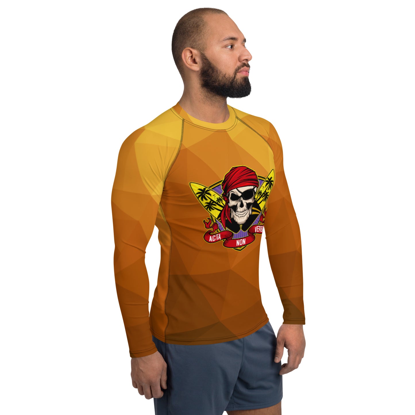 Men's Sunrise Sensation Rash Guard - Surfing