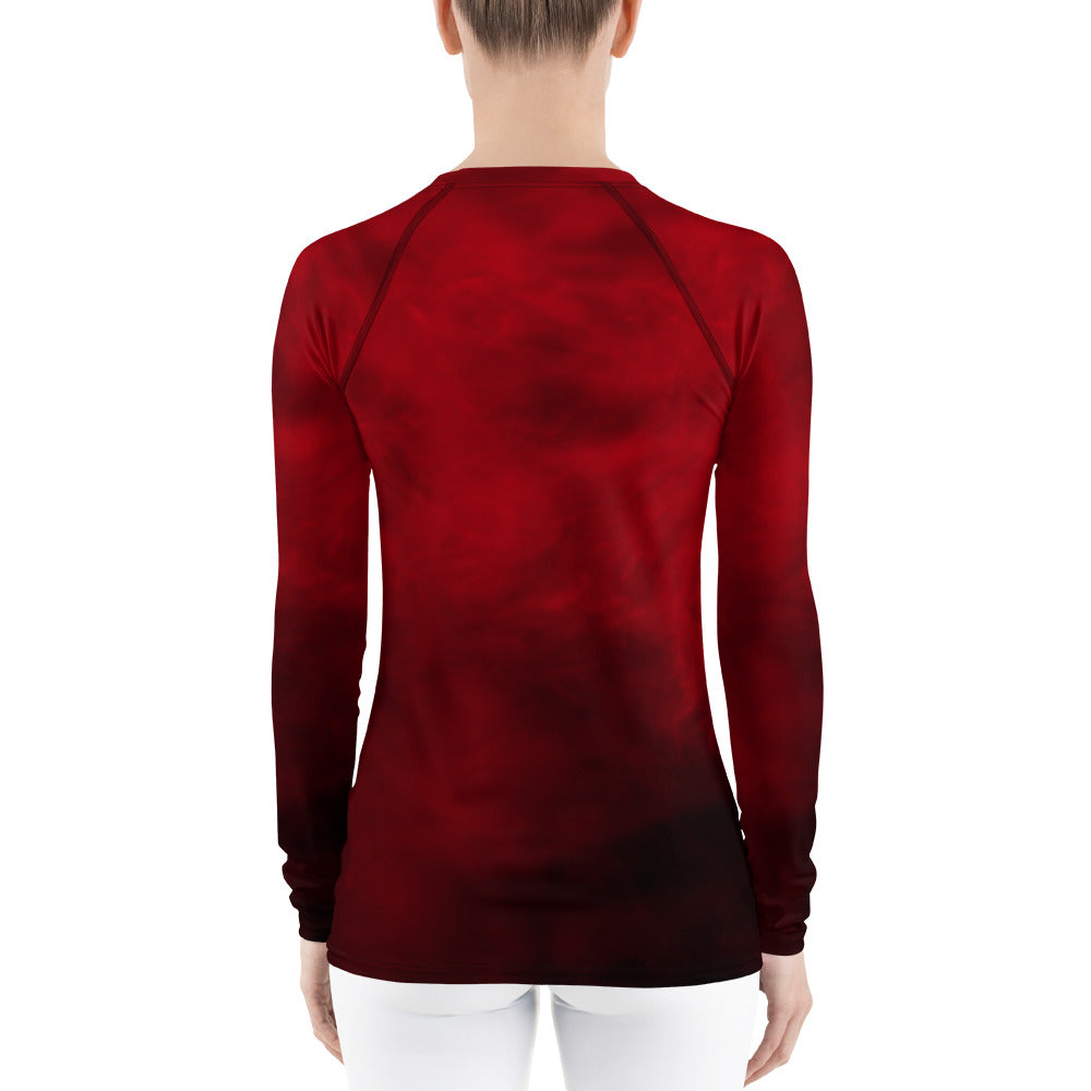 ANV Women's Scuba Diving Rum Punch Red Rash Guard