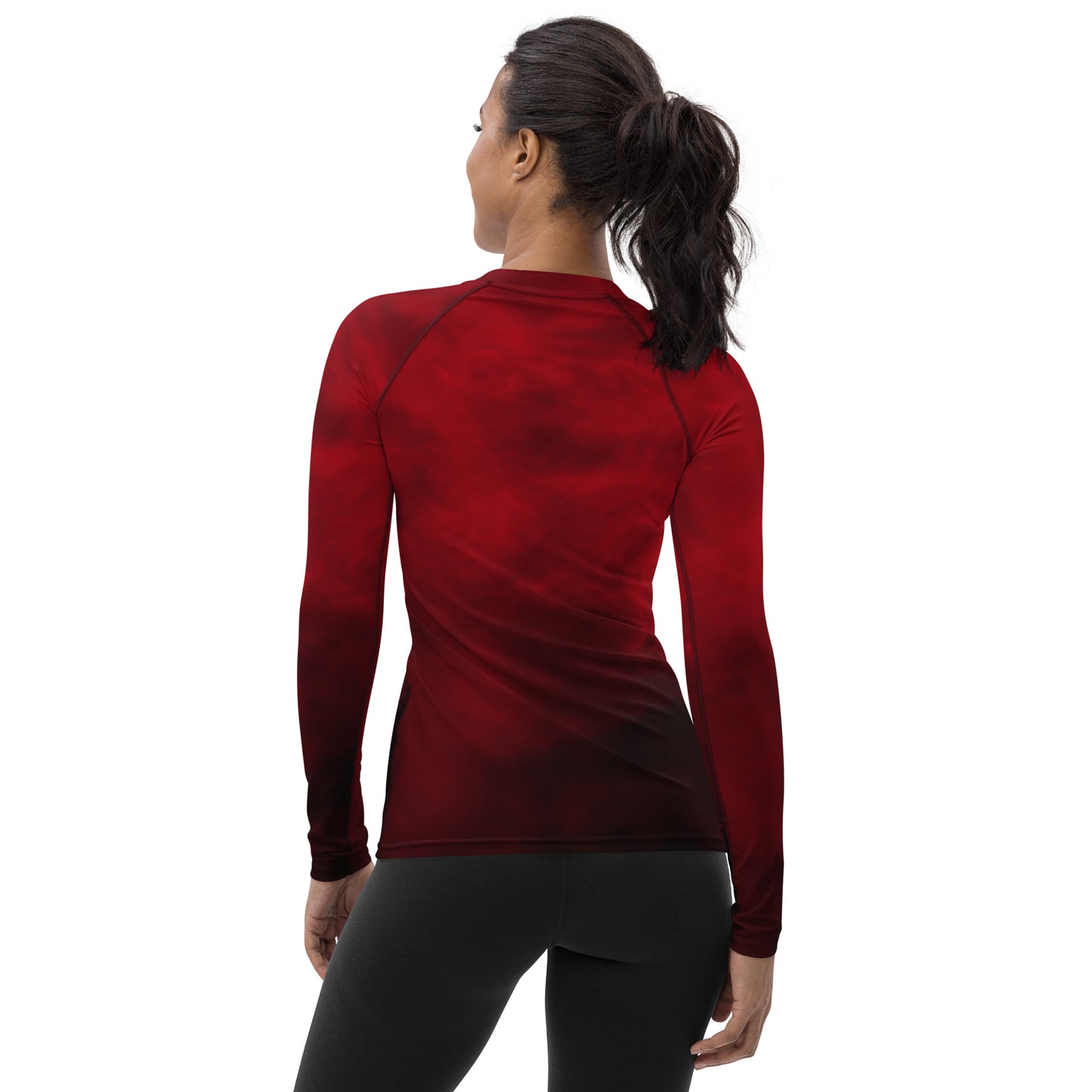 Women's Rum Punch Red Rash Guard - Soccer/Futbol