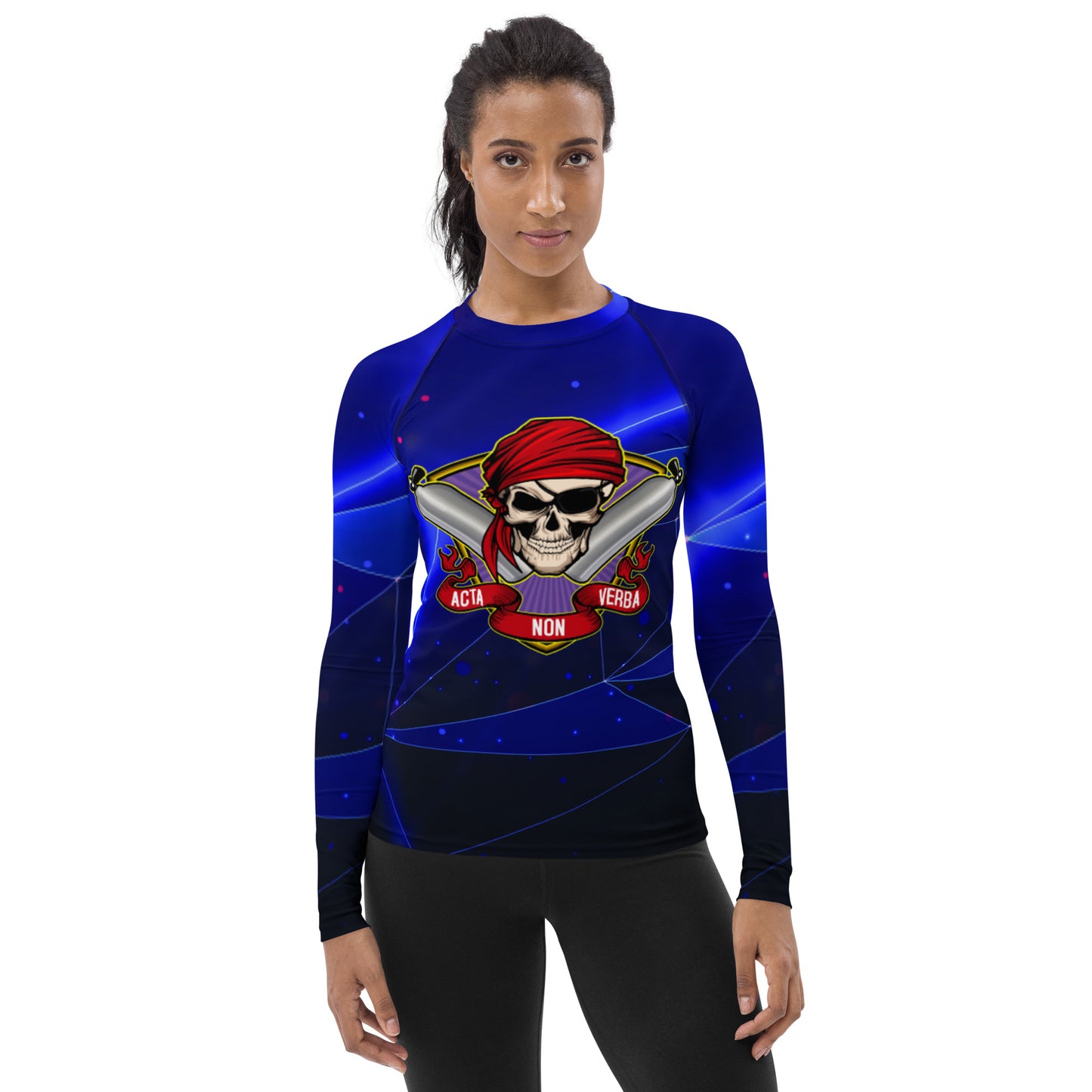 ANV Women's Scuba Diving Blue Extreme Rash Guard