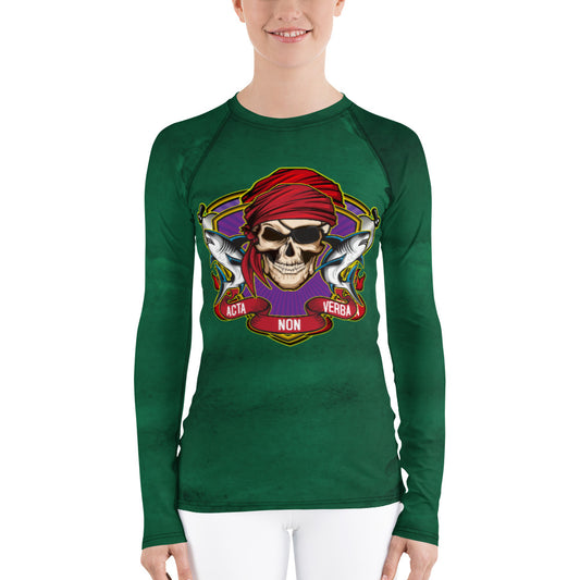 Women's Emerald Envy Rash Guard - Classic Edition