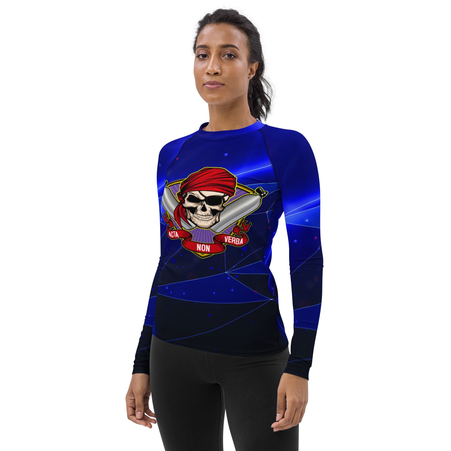 ANV Women's Scuba Diving Blue Extreme Rash Guard