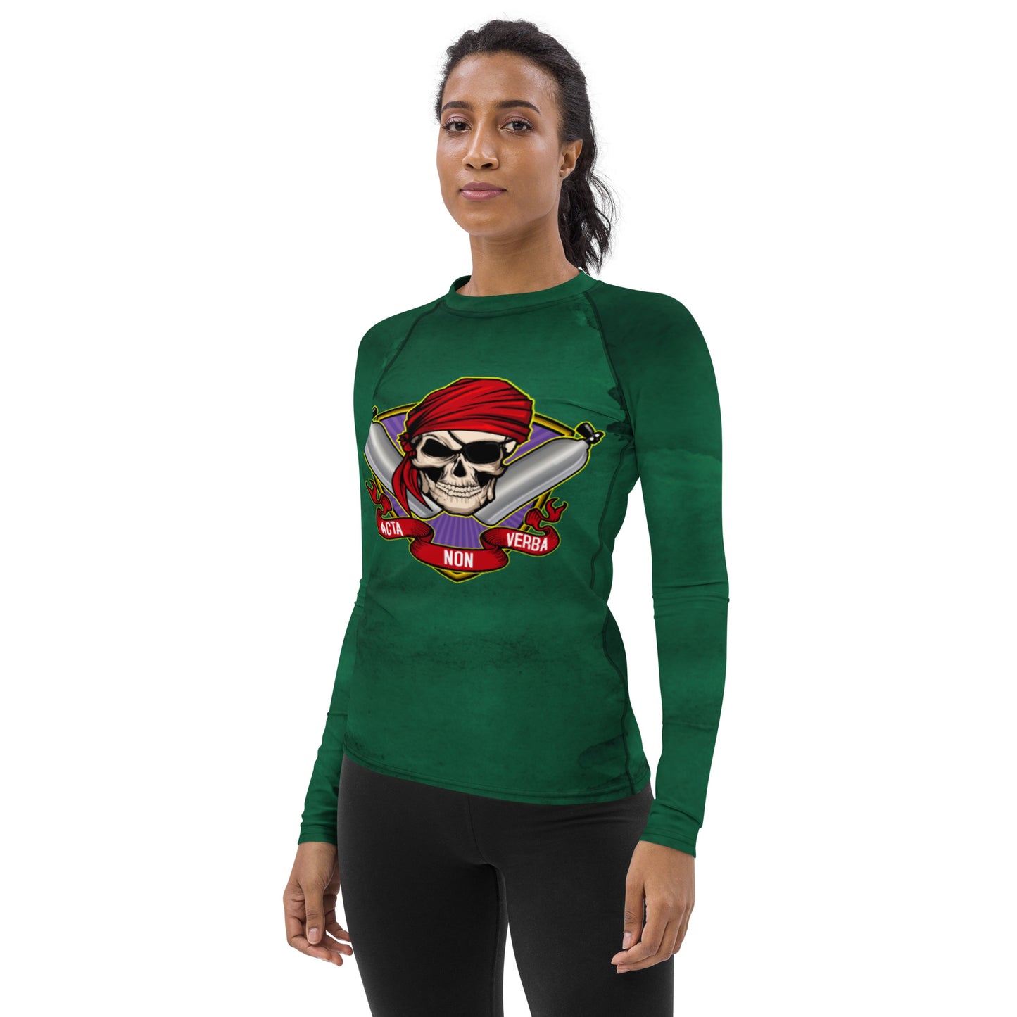 ANV Women's Scuba Diving Emerald Envy Rash Guard