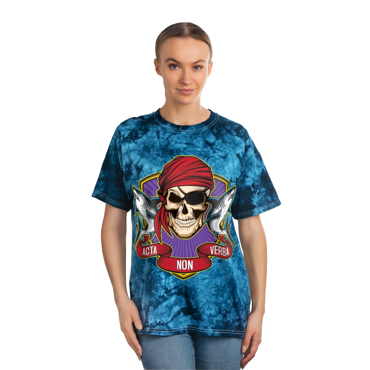 Unisex Tie-Dye Tee, Crystal - Classic Edition