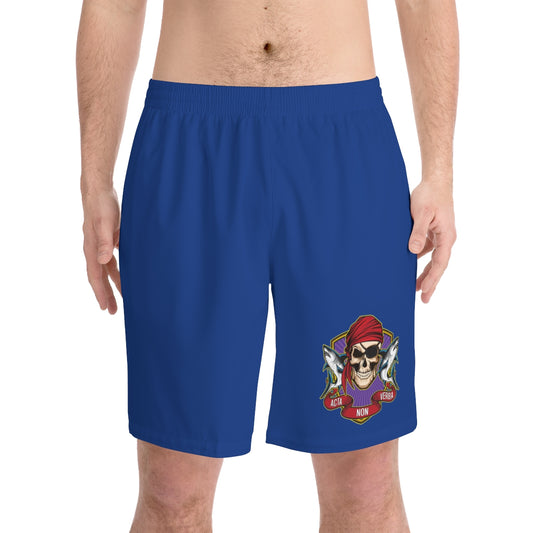 AVN Men's Elastic Beach Shorts (AOP)