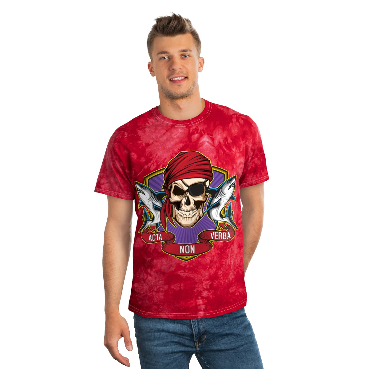 Unisex Tie-Dye Tee, Crystal - Classic Edition
