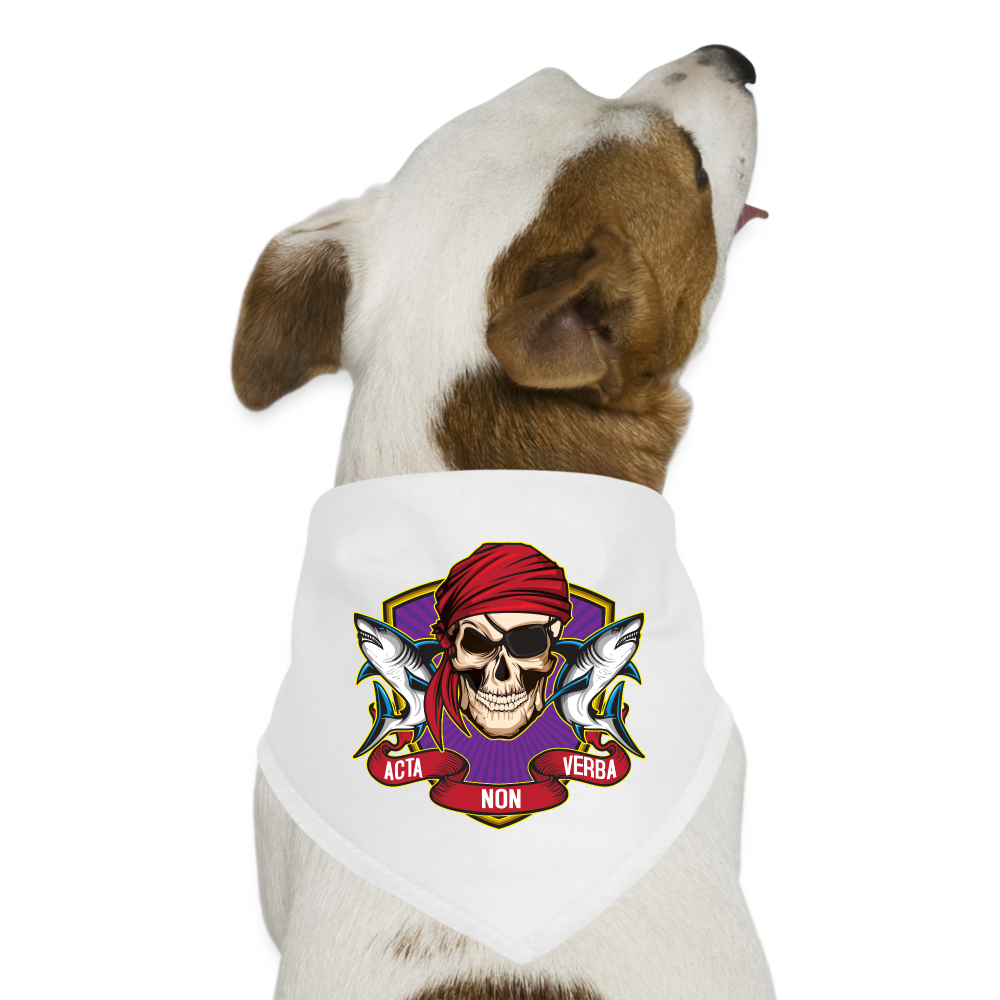 ANV Dog Bandana - white