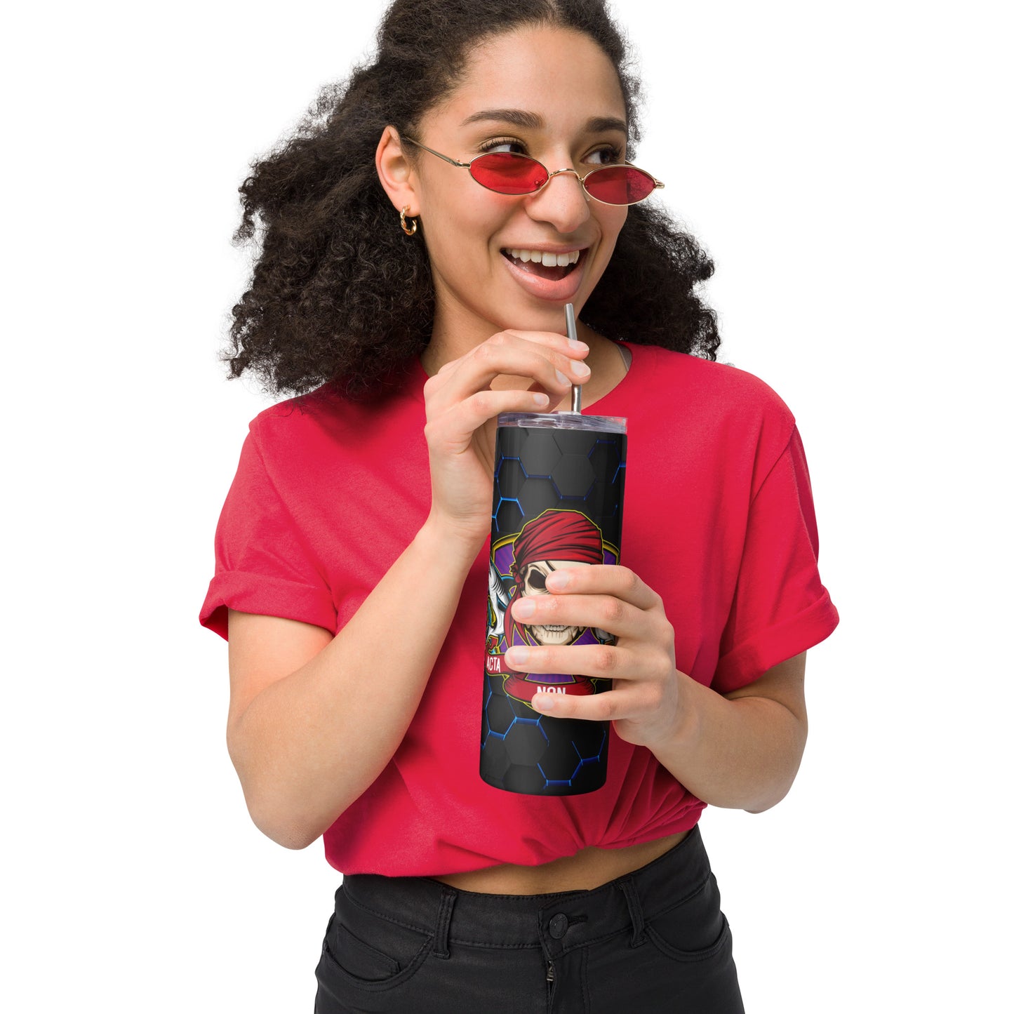 Hexciting Black Stainless Steel Tumbler - ANV Classic Edition