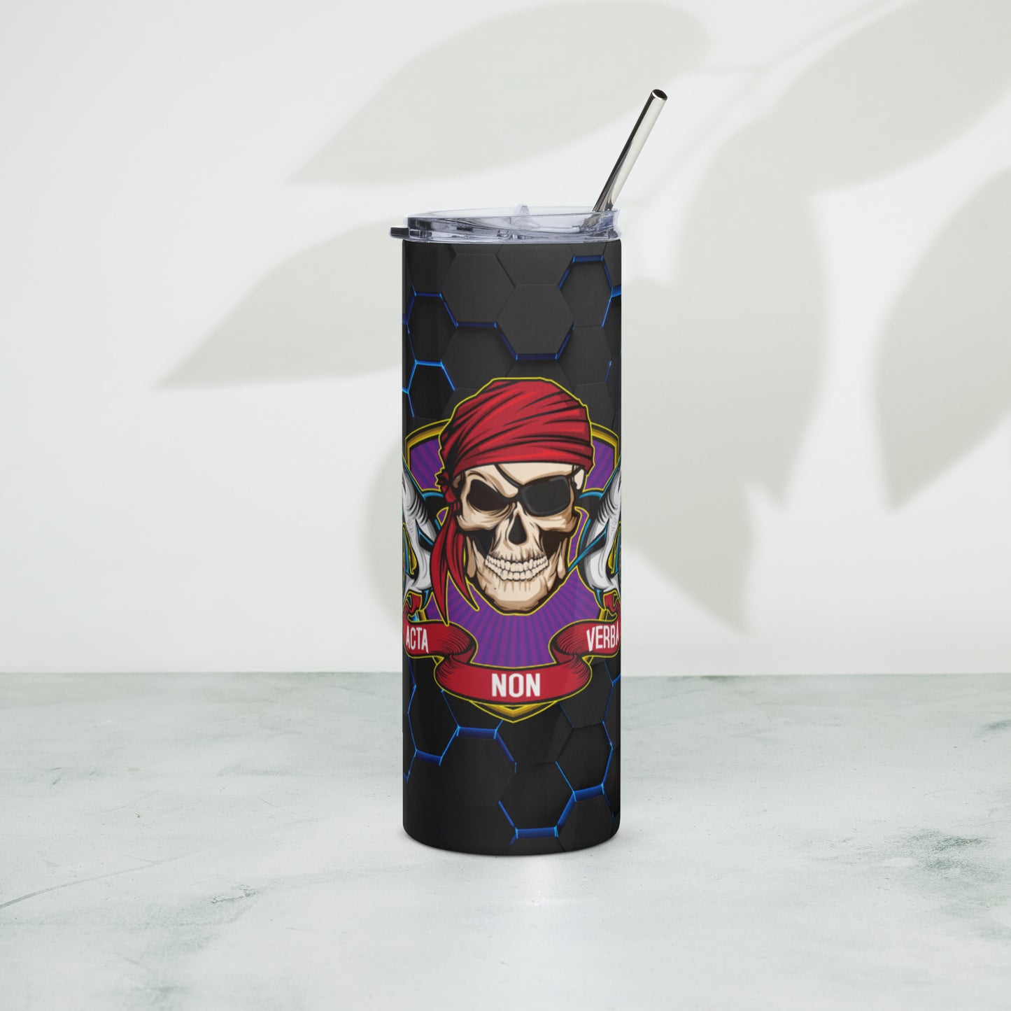 Hexciting Black Stainless Steel Tumbler - ANV Classic Edition