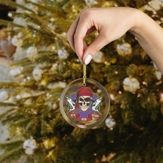 ANV Christmas Tree Glass Ornament