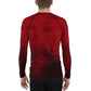 Men's Rum Punch Red Rash Guard - Soccer/Futbol
