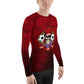 Men's Rum Punch Red Rash Guard - Soccer/Futbol